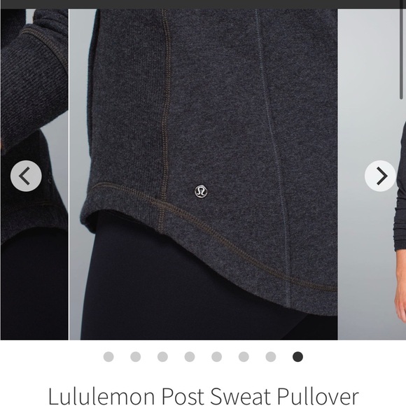Lululemon Post Sweat Pullover Hoodie size 6 can fit 8 EUC - Picture 5 of 7